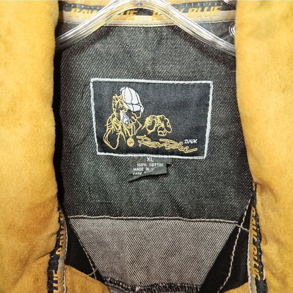 Vintage Raw Blue Denim Jacket size 3XL - Picture 3 of 5